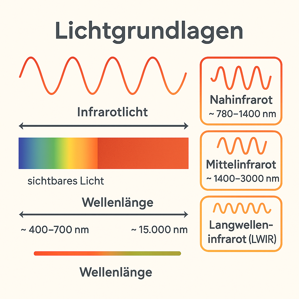 Lichtgrundlagen – Was ist Infrarotlicht? Welche Wellenlängen gibt es?