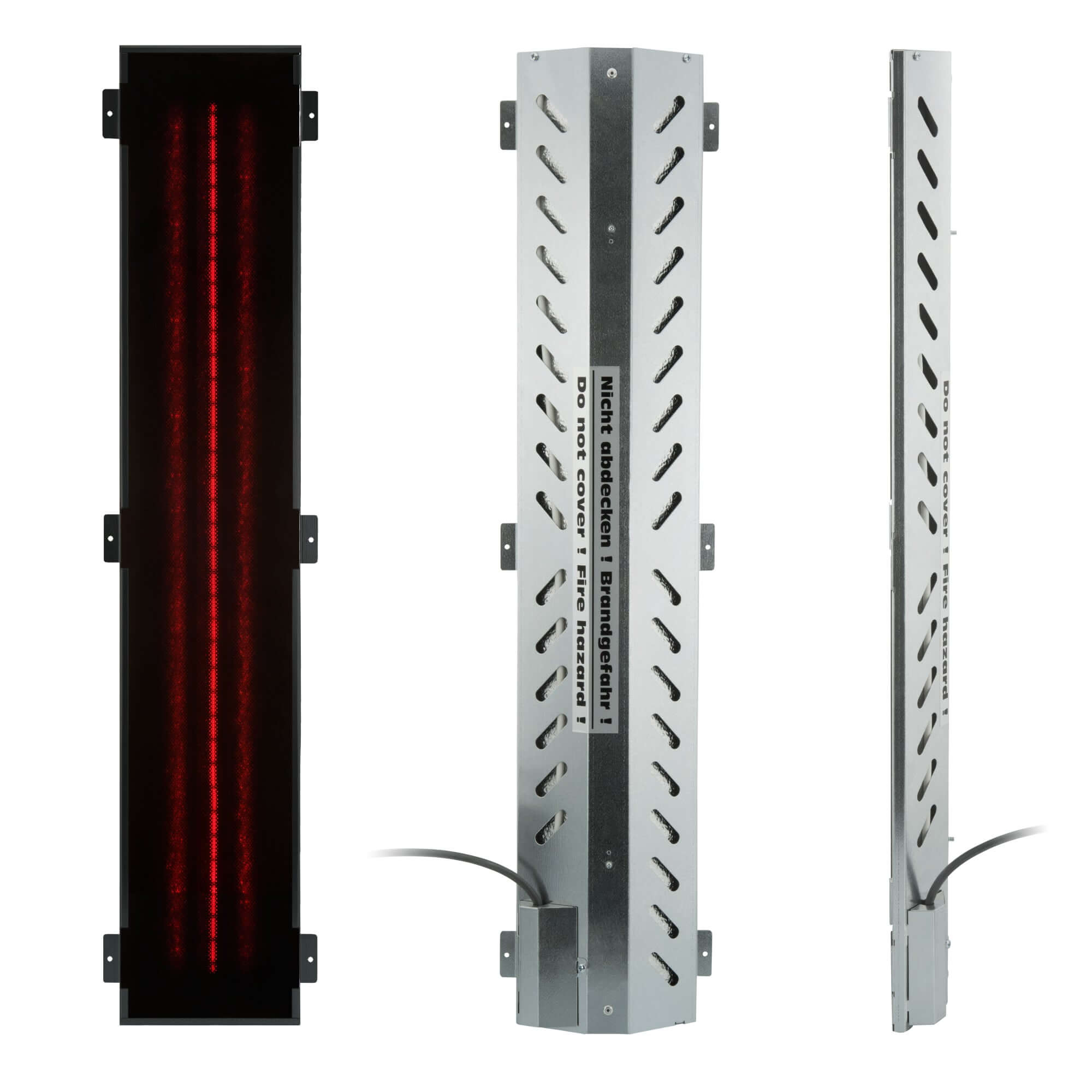 Infrarotstrahler Sauna RotLicht Frame Anthrazit - artvion