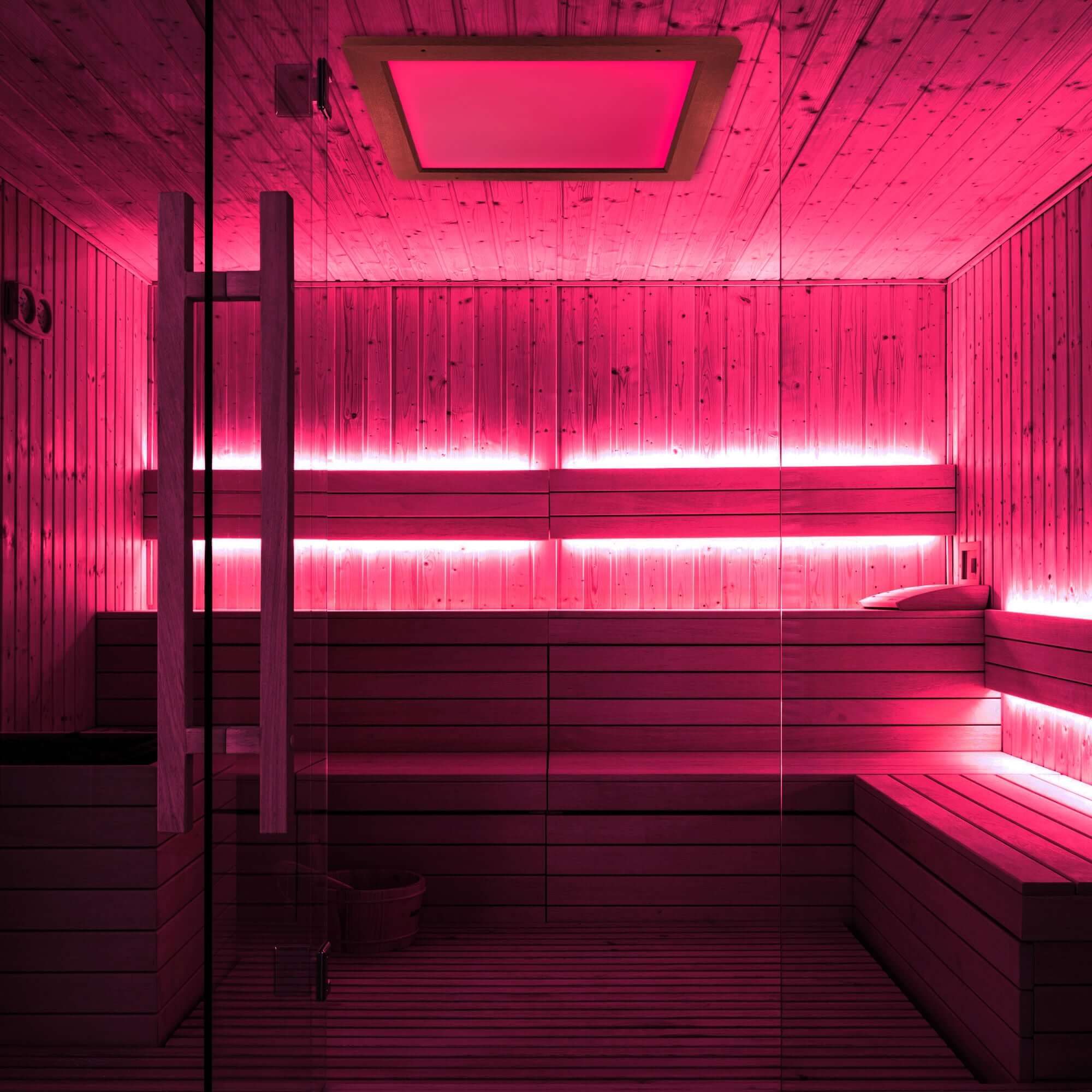 Sauna Led Farbpaneel poetic 50 Thermo Esche - artvion