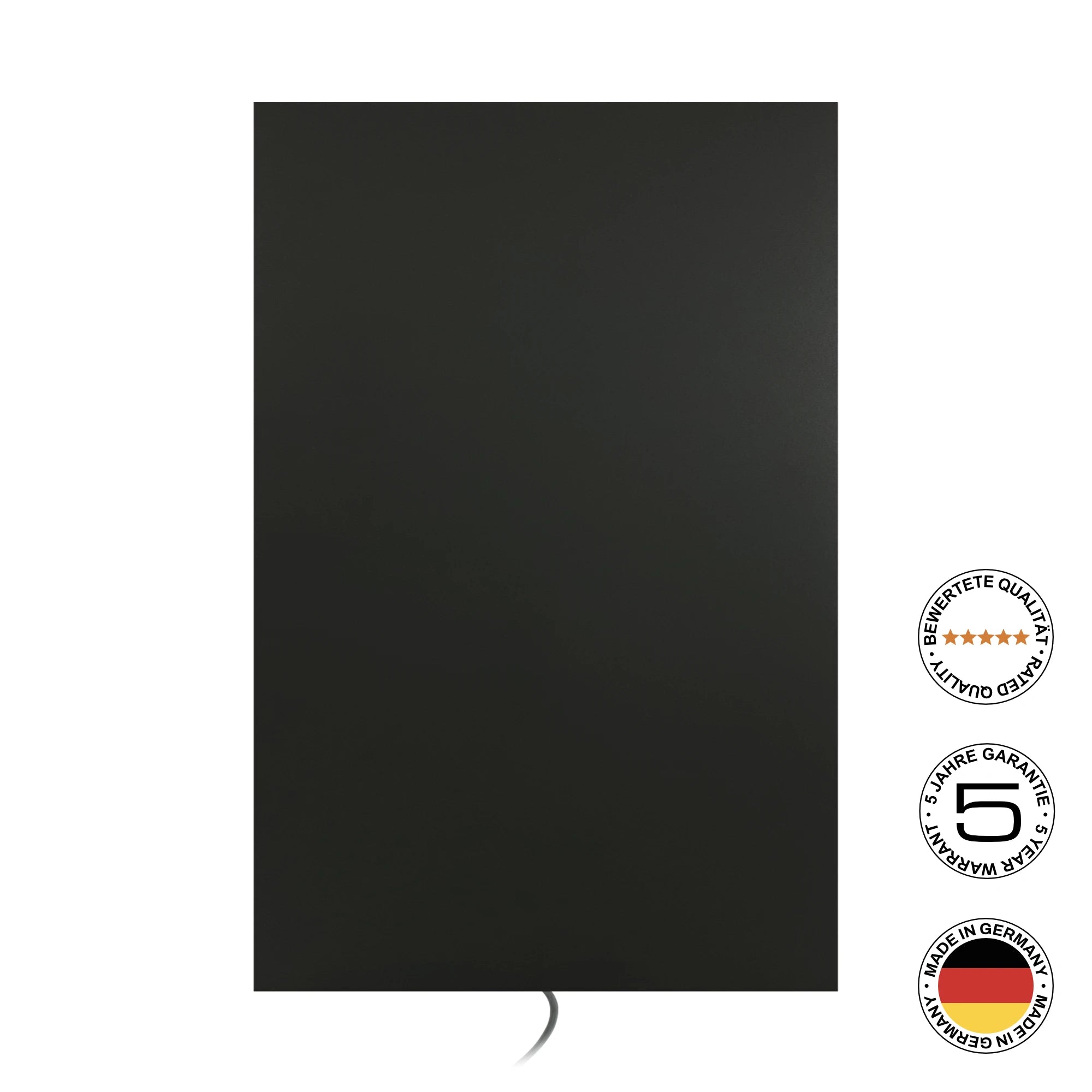 Infrarot-Wärmeplatte Sauna P2 Black von artvion® für Ihre Sauna und Gesundheit. Gute Geräte-Qualität aus Deutschland, 5 Jahre Garantie.