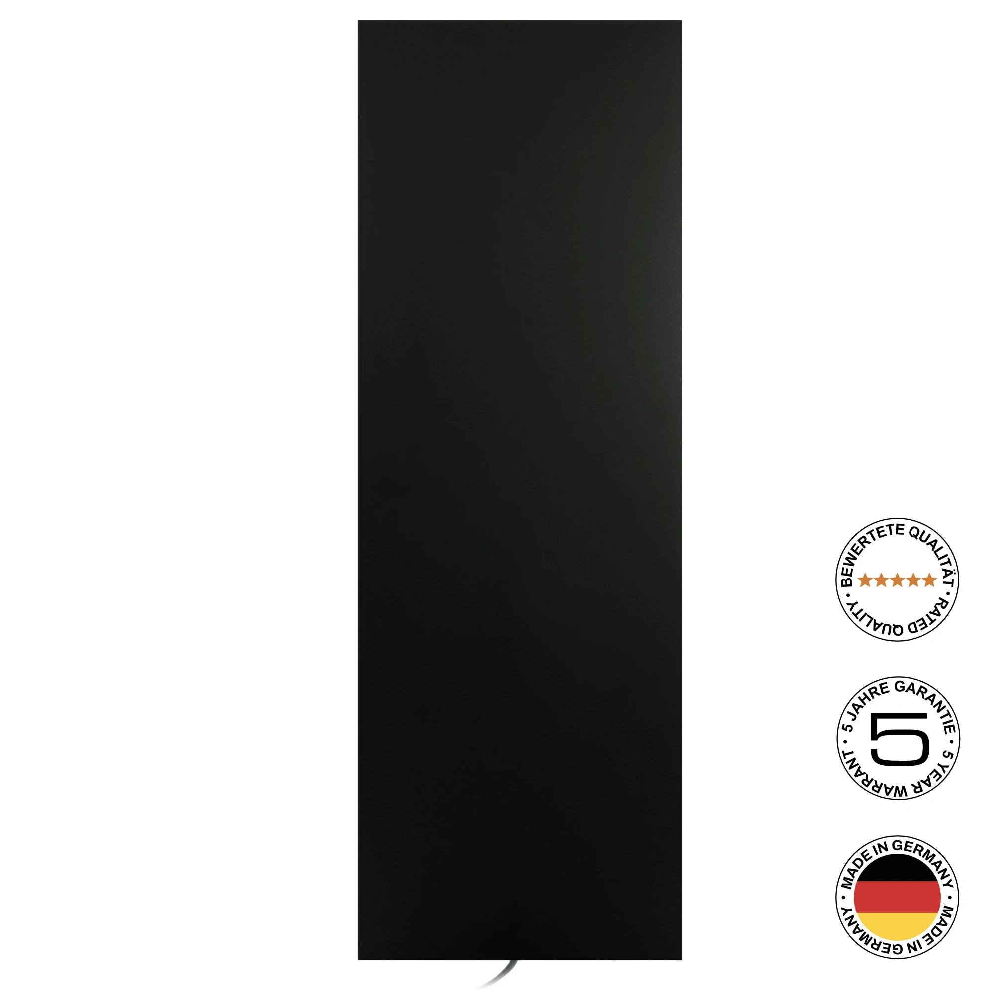 Infrarot-Wärmeplatte "Sauna P1 Black" von artvion® für Ihre Sauna und Gesundheit. Gute Geräte-Qualität aus Deutschland, 5 Jahre Garantie.