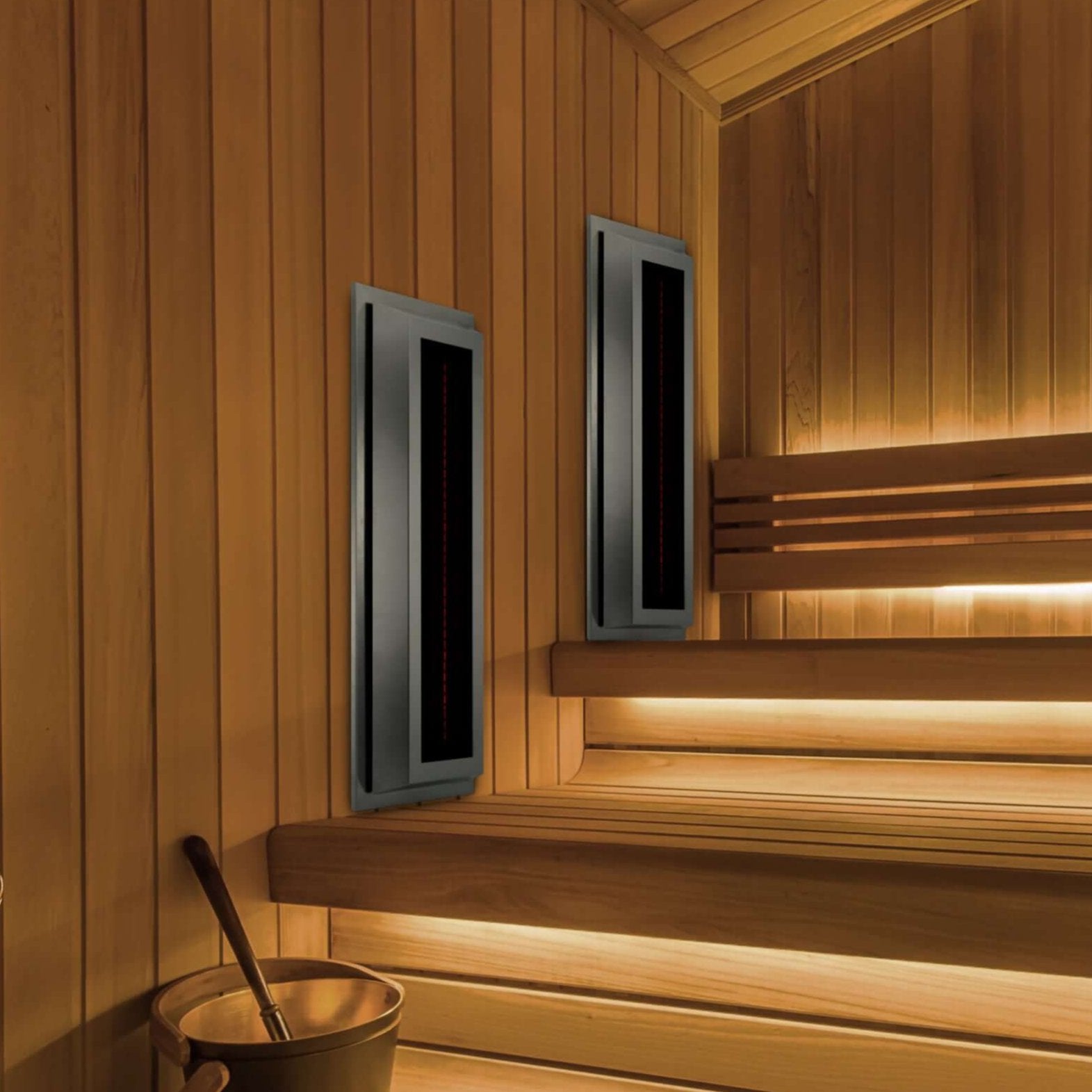 Infrarotstrahler Sauna RotLicht Top - artvion