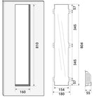 Infrarotstrahler Sauna WeissLicht Frame Anthrazit - artvion