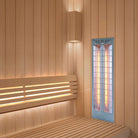 IR-Strahler Sauna Rückenstrahler, Thermostoff Grau, RS Medium - artvion