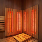 IR-Strahler Sauna Rückenstrahler, Thermostoff Rot, RS Large - artvion