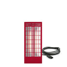 IR-Strahler Sauna Rückenstrahler, Thermostoff Rot, RS Small - artvion